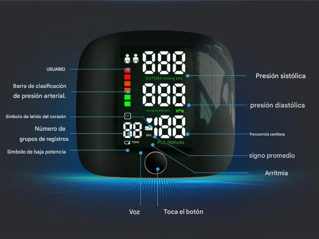 MONITOR DE PRESIÓN ARTERIAL DE MUÑECA-CON ENVÍO GRATIS