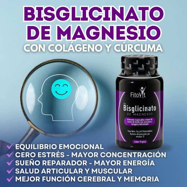 CÁPSULAS BLISGICINATO DE MAGNESIO 💪 ENVÍO GRATIS